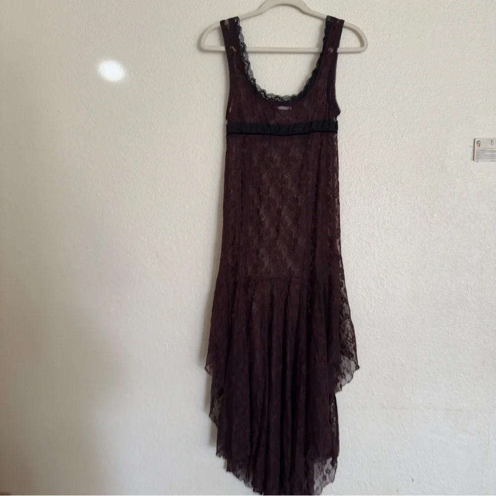 Free people just looking midi slip dress